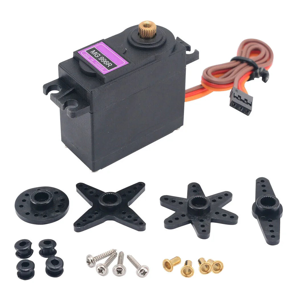 360° 6 DOF Robot Metal Alloy Mechanical Arm Claw Kit MG996R for Arduino, Robotics Educational Kit, PS2 Programmable Toy