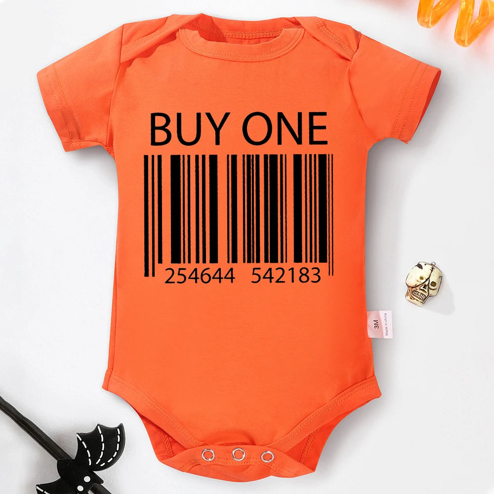Buy One Get One Free – Twins Fun Cute Baby Bodysuits – Summer Short Sleeve Cotton Newborn Clothes for Boys & Girls – High Quality, Dropshipping Available