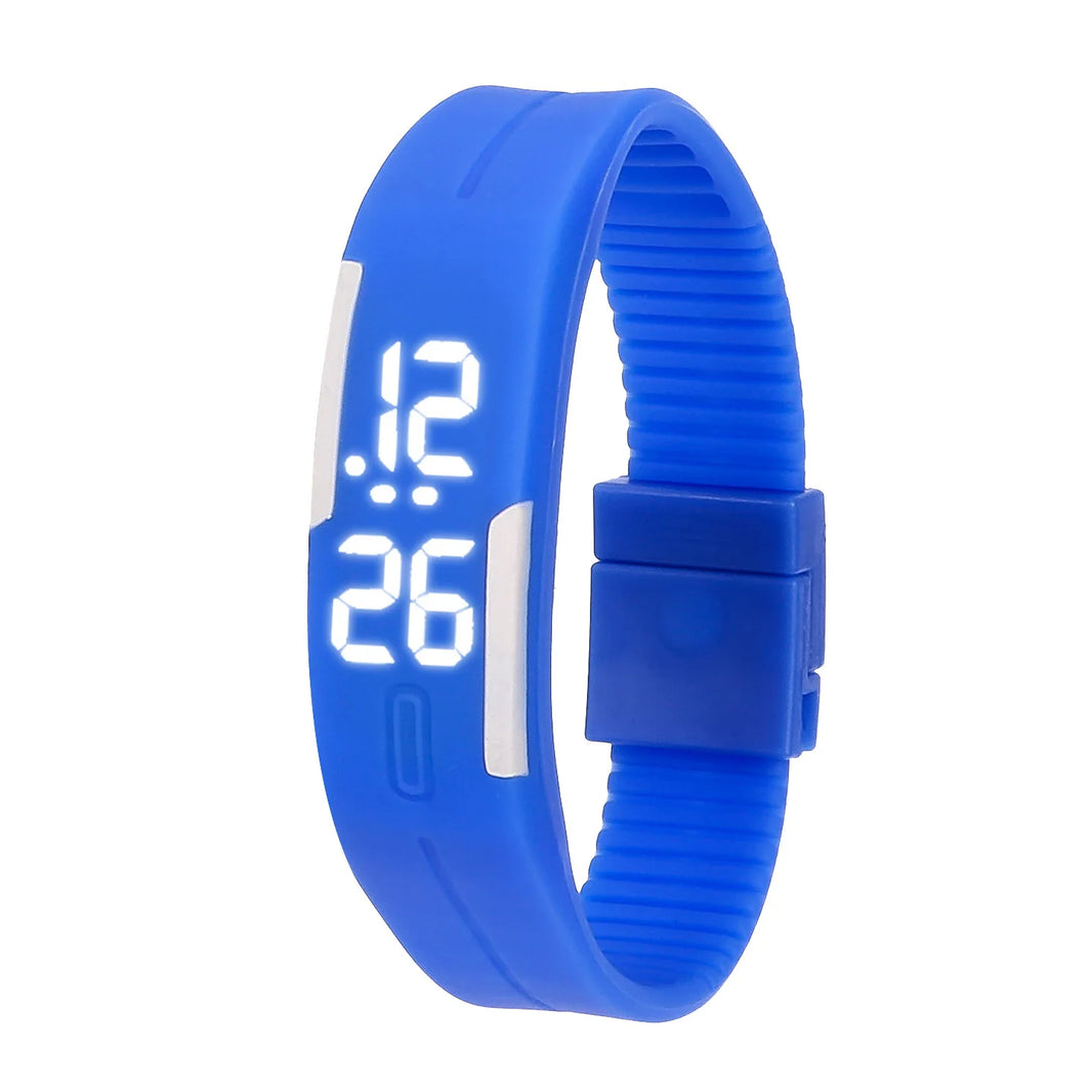 Sport Digital Children’s Watch with Silicone Strap LED Display for Kids Girls and Boys Wristwatch