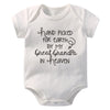 Baby Bodysuit - Hand Picked for Earth by My Great Grandpa in Heaven Printed Newborn Romper - Cotton Body Baby Girl & Boy Clothes
