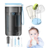 Travel Bottle Cleaner Brush Set – 6pcs Silicone Brush Head Set for Babies with Built-in Drying Rack
