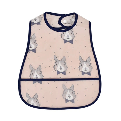 2023 New Cartoon Pattern EVA Waterproof Baby Bibs – Adjustable Feeding Apron with Pocket for Kids, Baby Burp Cloths - Kidzy Market