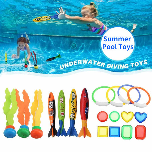 Kids Summer Shark Rocket Throwing Pool Toy for Water Fun and Educational Bath Play