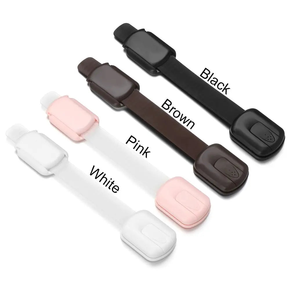 Adhesive Plastic Refrigerator Wardrobe Door Multi-function Cabinet Strap Locks Security Latch Baby Safety Children Protector