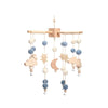 Wooden Crochet Crib Mobile with Felt Rattles – Hanging Bed Bell Toy for Newborns & Infants 0-12 Months