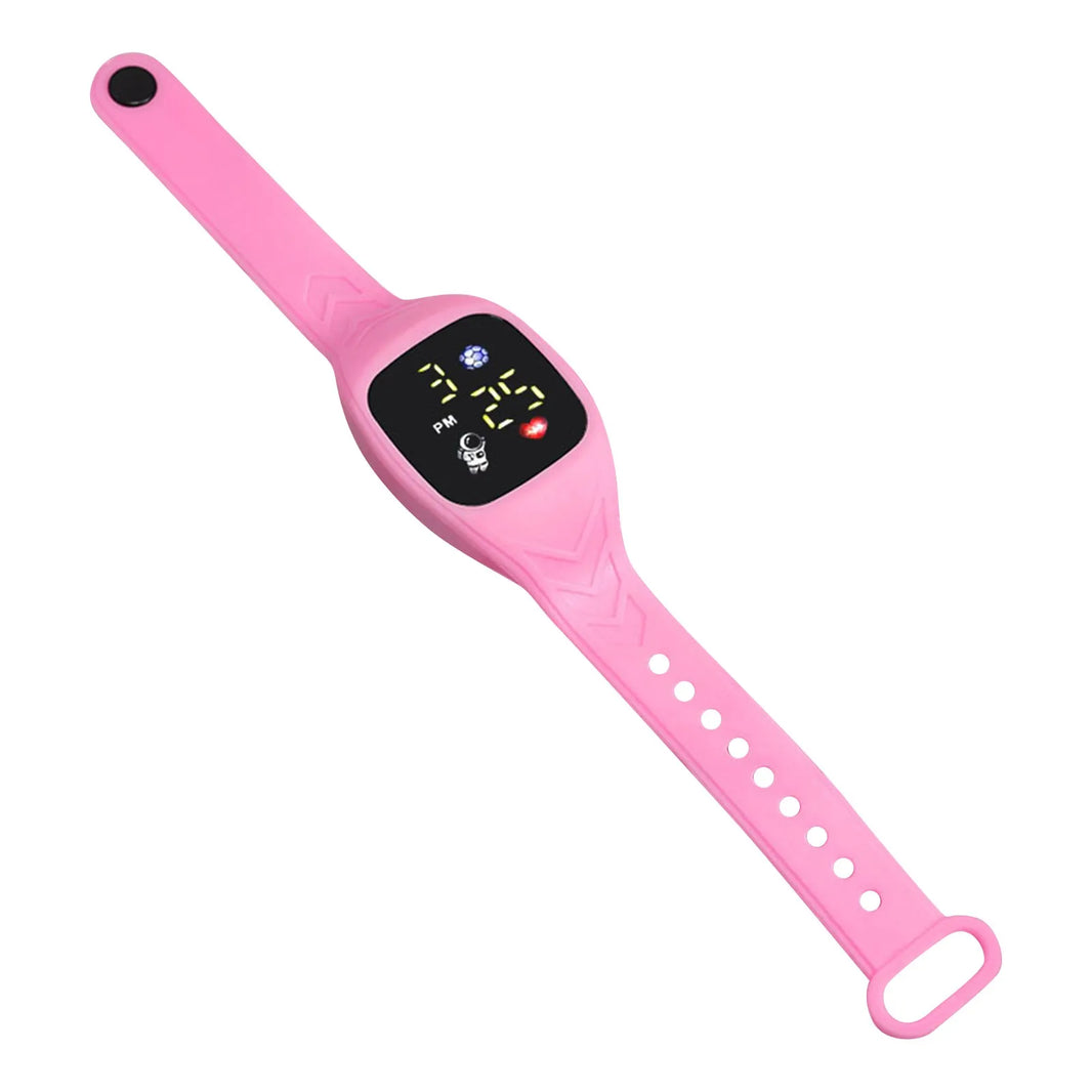 Children’s Sports Electronic LED Digital Watch 24-Hour Outdoor Sports Silicone Strap Football Watch