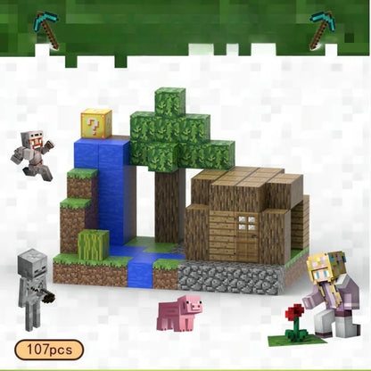 Creative Magnetic Building Block Bricks Famous Scene Architectural Set