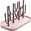 Tree-Shaped Baby Bottle Drying Rack with Dust-Proof Cover – Bottle & Cup Holder