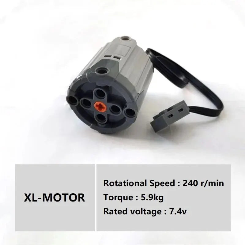 Technical MOC Micro Motor Kit – RC Power Functions Accessories for DIY Car Building Blocks