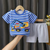 Summer Baby Clothes Set – Casual Baby Boy Clothing Set with T-shirt & Shorts – Kids Unisex Short Sleeve Sports Outfit – Infant Baby Girl Clothes