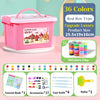 12/24/36 Colors Super Light Clay Set - Air-Dry Polymer Modeling Clay with Carving Tool, DIY Crafts Toy for Children, Gift Idea