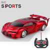1/18 RC Car with LED Lights and 2.4G Remote Control High-Speed Drift