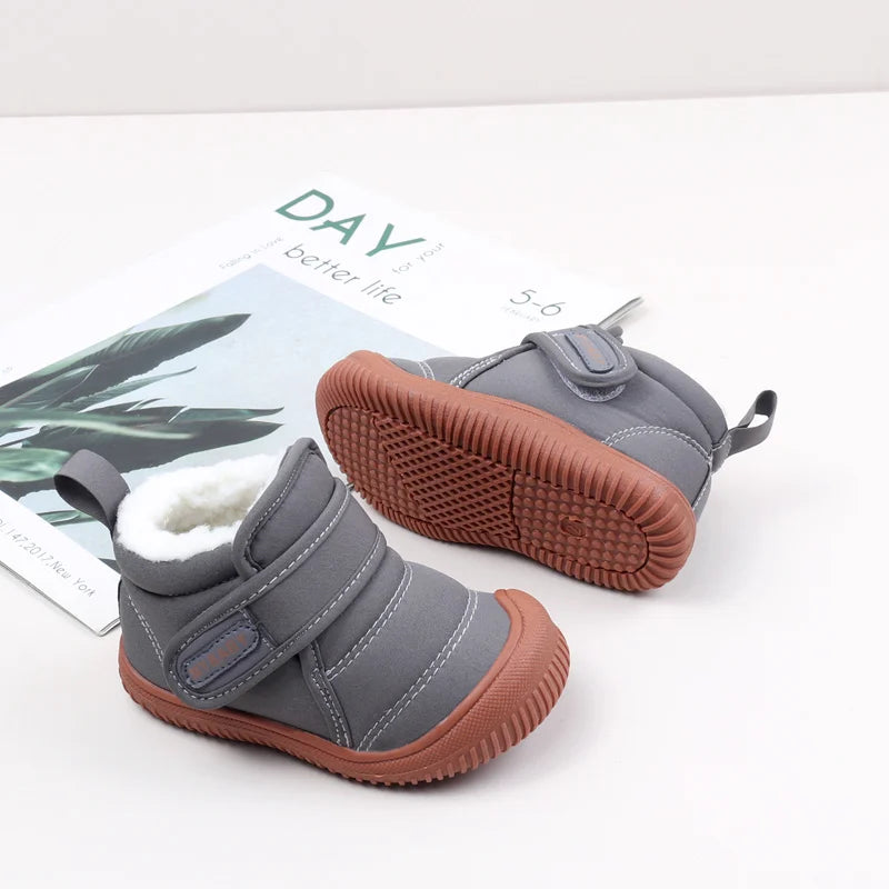 Toddler Warm Boots, Soft Sole Adorable Baby Girls Boys Winter Boots, Multicolor Kids Fall Winter Boots