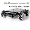 25KG Load RC Tank V3 Mecanum Wheel Robot Car for Arduino, DIY Kit with Encoder Motor and PS2 Handle, Programmable Robot Kit