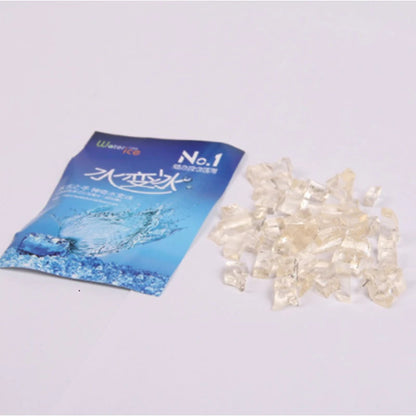 Water-to-Ice Close-Up Magic Trick Prop — Transparent Frozen Hands Illusion, Reusable Rubber Bowl
