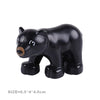 Big Size Building Blocks Farm Animals Set – Cat, Dog, Pig, and Rabbit Model Accessories Compatible with Bricks