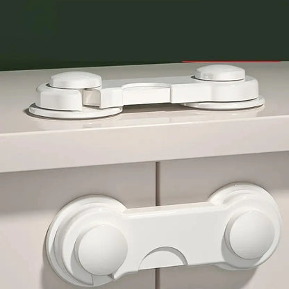 10PCS Baby Safety Locks Cabinet Locks Room Locks Drawer Locks Anti-Pinch Folio Locks Safety Protection Products