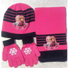 Disney Frozen Elsa and Anna Winter Accessories Set – 3-Piece Scarf, Hat, and Gloves for Kids, Keep Warm Knitting Woolen Yarn Cap