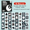 Montessori High Contrast Flash Cards – Visual Stimulation and Cognitive Toy for Infants