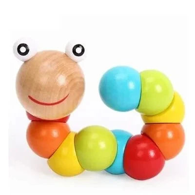 Educational Wooden Toys – Geometric Shapes Montessori Puzzle, Color Sorting Math Bricks for Baby, Preschool Learning Game
