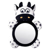 Adjustable Baby Car Mirror for Rear-Facing Seats – Headrest Rearview Mirror (Black/White)