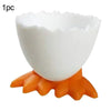 Chicken High-Footed Plastic Egg Cup Holder 1/2/4 PCS