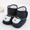 Baby Winter Snow Boots with Cute Bear and Fluff Balls Soft Sole Infant Toddler Shoes