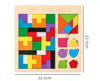 Montessori Wooden Educational Toy Set for Kids Ages 3-12 — Alphabet Puzzles, Xylophone & Building Blocks