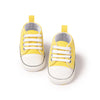 KIDSUN Newborn Multi-Coloured Canvas Baby Shoes – Soft Soled Casual First Toddler Shoes for Boys & Girls