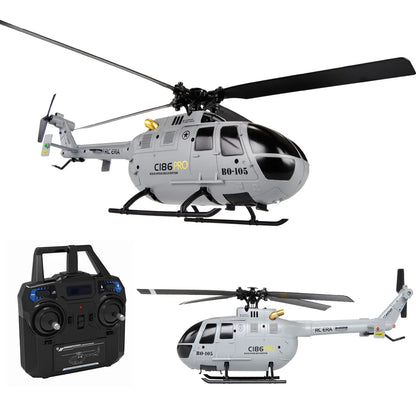 C186 Pro B105 RC Helicopter – 2.4G 4 Propellers with 6-Axis Gyroscope Stabilization