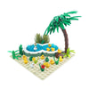 Farm MOC Building Blocks Playset – Animal Parts Pasture Bricks Kit with Chicken Coop, Pig House and Birdhouse Compatible with Standard Stud Bricks