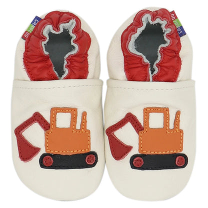 Carozoo Baby Shoes – Leather Children Slippers, Prewalker First Walking Shoes for Newborn Boys & Girls