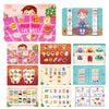 Montessori Baby Busy Book – My First Quiet Book for Early Learning, Matching Game Toy for Children Aged 1-3 Years