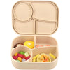 Silicone Food Storage Containers - Reusable Bento Lunch Box with Lids, Microwave & Dishwasher Safe, BPA-Free Storage Boxes