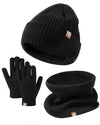 IYEAL Kids’ Winter Hat, Scarf & Gloves Set – Warm Knitted 3-Piece for Boys & Girls - Kidzy Market