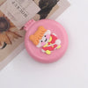 New INS Korean Girls’ Heart Portable Comb - Elegant Flower Air Cushion Comb with Vanity Mirror & Folding Design - Baby Brushes