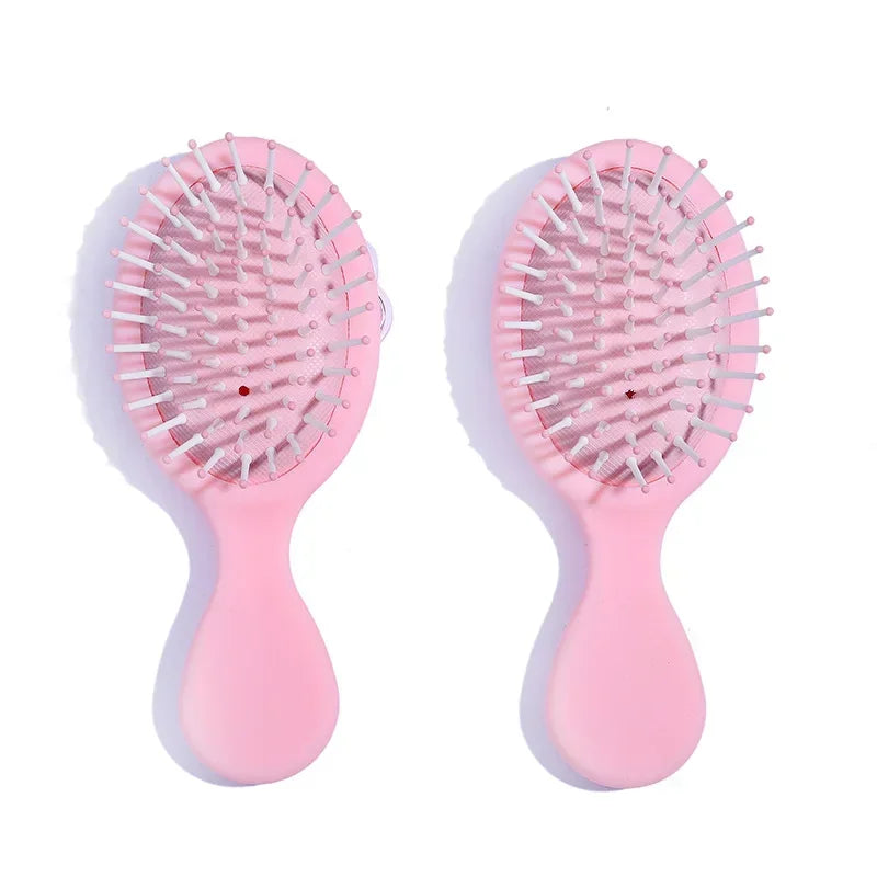 Girls Hair Comb – Candy Color Hairbrush for Scalp Massage, Wet & Curly Detangle Brush for Women and Kids, Baby Pink