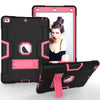 OLPAY Shockproof Kids Armor Stand Tablet Case for iPad Mini/Air/Pro – Rugged Silicone Protective Cover for 7.9-inch, 8.3-inch, 9.7-inch, 10.2-inch, 10.5-inch, 11-inch & 12.9-inch iPads