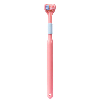 Comfortable 3 Heads Toothbrush Triple-Angle Design for Complete Oral Care – Soft Bristles for Children & Adults