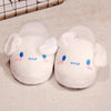 Sanrio Cinnamoroll Plush Slippers with Movable Ears — Kawaii Kuromi & Melody Cotton Indoor Slippers, Unisex Non‑Slip Cozy House Shoes