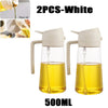 200/300/500ml Oil Spray Bottle for BBQ Cooking and Baking - Olive Oil Sprayer and Vinegar Bottle