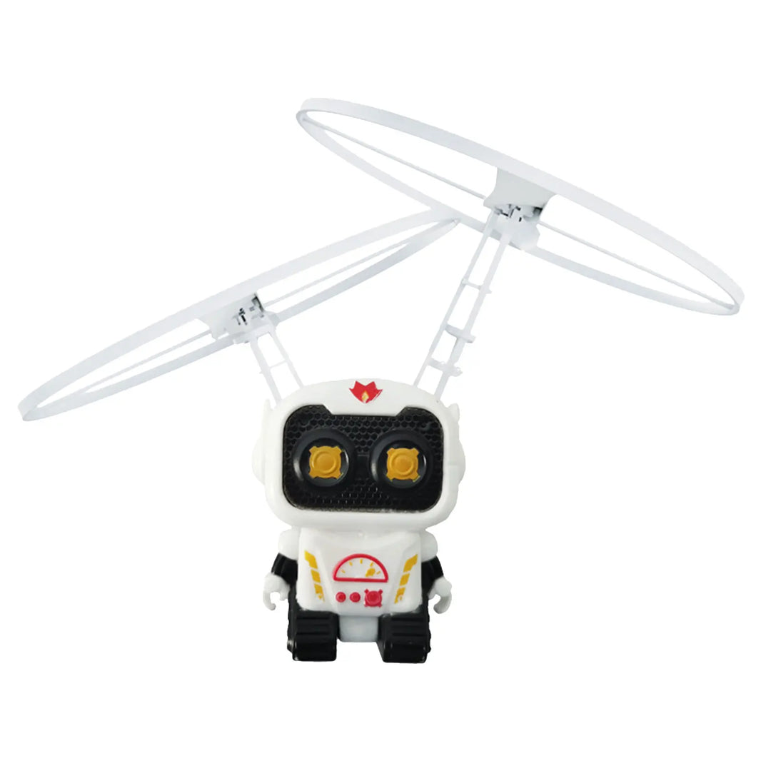 Hand-Controlled Flying UFO Drone Toy – Luminous Astronaut Mini RC Aircraft (17 x 10 x 12 cm / 6.69 x 3.94 x 4.72 in) USB Rechargeable Indoor & Outdoor Toy for Kids