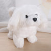 Intelligent Simulation Electric Pet Robot Dog Plush Toy with Wagging, Barking, and Walking Functions, Interactive Gift