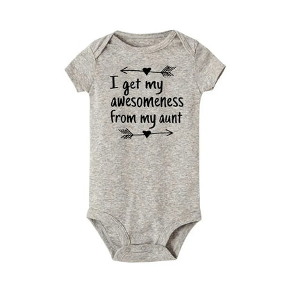 “Don’t Make Me Call My Crazy Uncle” – Funny Baby Bodysuit, Cute Infant Romper for Boys & Girls, Newborn & Toddler Outfit