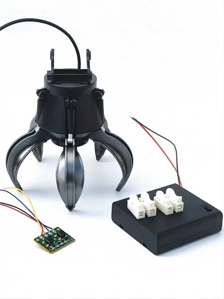 Plastic Ball Manipulator Gripper Claw with Controller Motor, Gripper for Robot Arm, UAV Excavator Clamp, Programmable DIY Kit