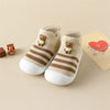 Baby Toddler Shoes Soft Sole Children's Shoes Breathable Cartoon Non-Slip Anti-Fall Striped Cute New Baby Shoes