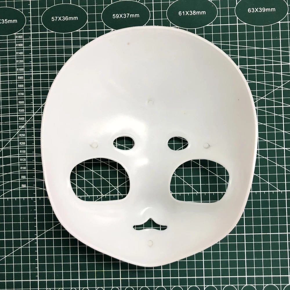 Kigurumi Beast Skull Cosplay Mask - Thick Plastic DIY Fursuit Cat/Animal Head (25.5 x 21.5 x 9.5 cm | 10.0 x 8.5 x 3.7 in)