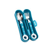 Children’s Utensil Set - Cute Circle Cutlery, Baby Tableware, Stainless Steel Food Feeding Spoon & Fork, Infant Toddler Dinnerware
