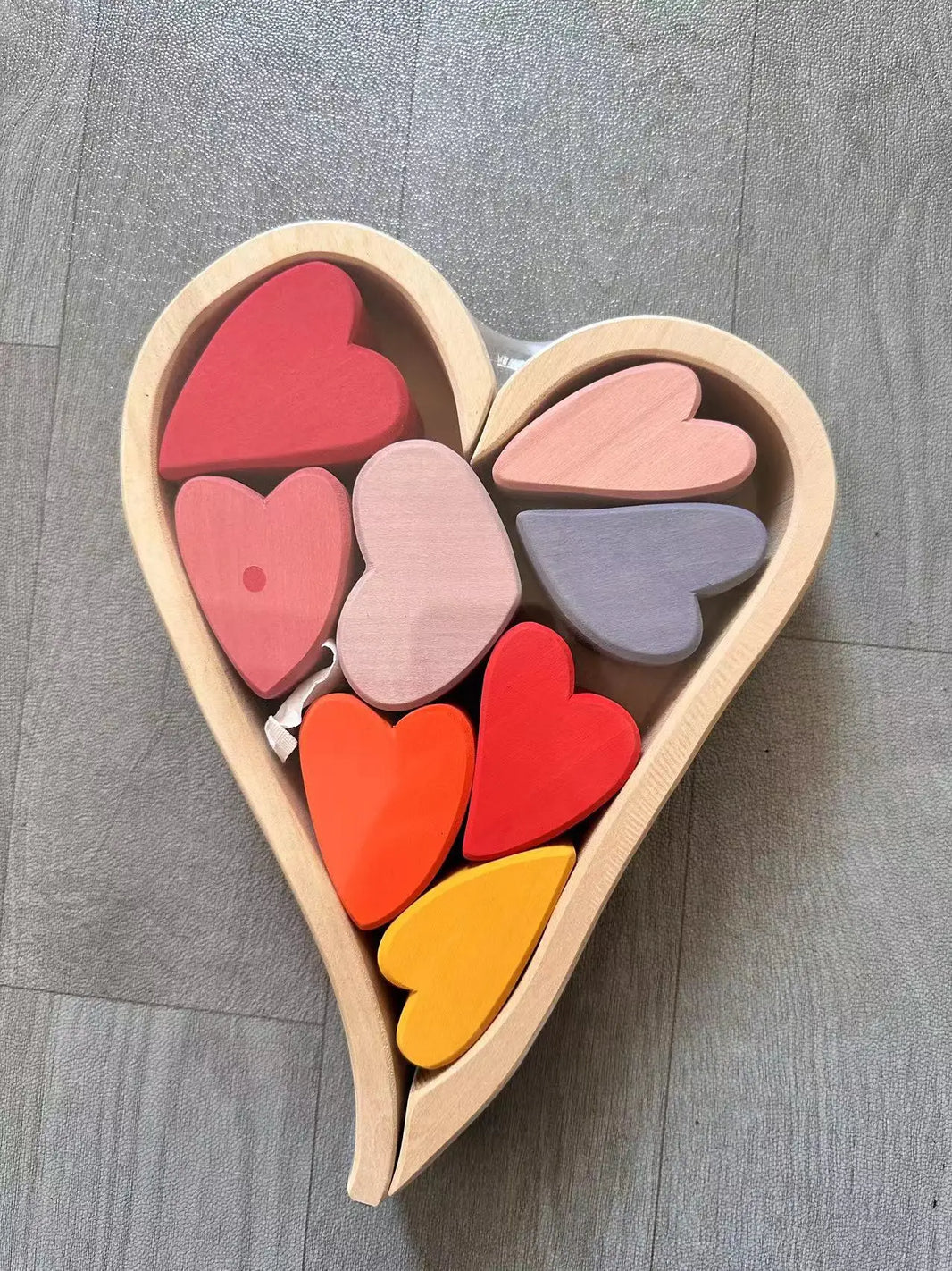 High-Quality Wooden Lime Wood Rainbow Arch Stacking Blocks – Color Sorting Peg Dolls, Balls, and Slats for Kids Play