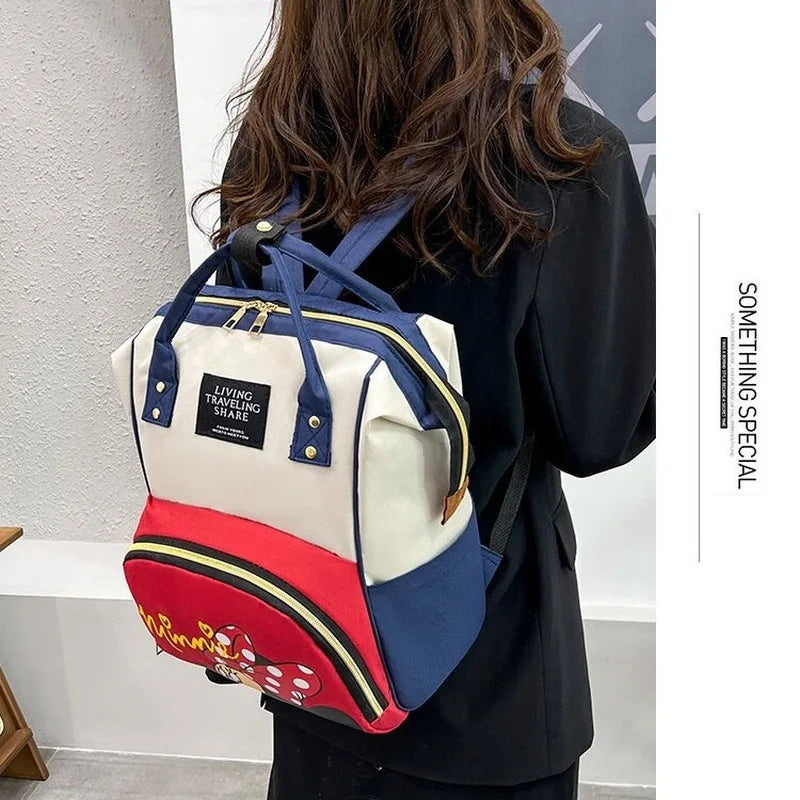 Disney Diaper Mummy Baby Bag Backpack – Multi-function Large Capacity Maternal and Child Bag for Pregnant Women, 2024 New Year Gift - Kidzy Market